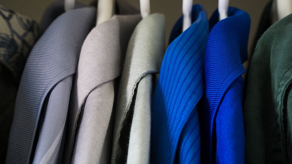 Sell your home - sorted hanging clothes
